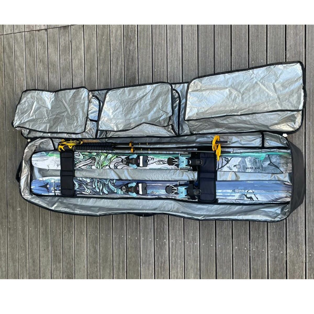 マウンテン ピークス Mt.Peaks　ALL IN ONE SKI CASE オール イン ワン スキー ケース キャスター付　スキーケース 2023-2024 詳細1