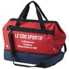 ルコック Le coq sportif　メンズ ロゴプリント ショルダー付き 二層式 ボストンバッグ QQBXJA01 RD00 レッド　2024年モデル レッド（RD00）