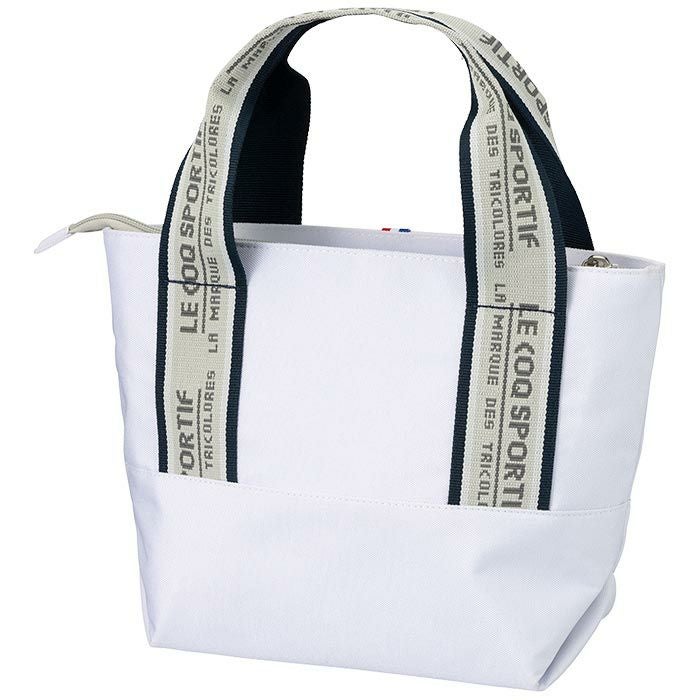 ルコック Le coq sportif　レディース ロゴジャガードテープ カートバッグ QQCXJA43 WH00 ホワイト　2024年モデル 詳細1