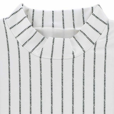 ジャックバニー Jack Bunny!!　レディース ロゴストライプ柄 裏微起毛 長袖 モックネックシャツ 263-4166124　2024年モデル 詳細3