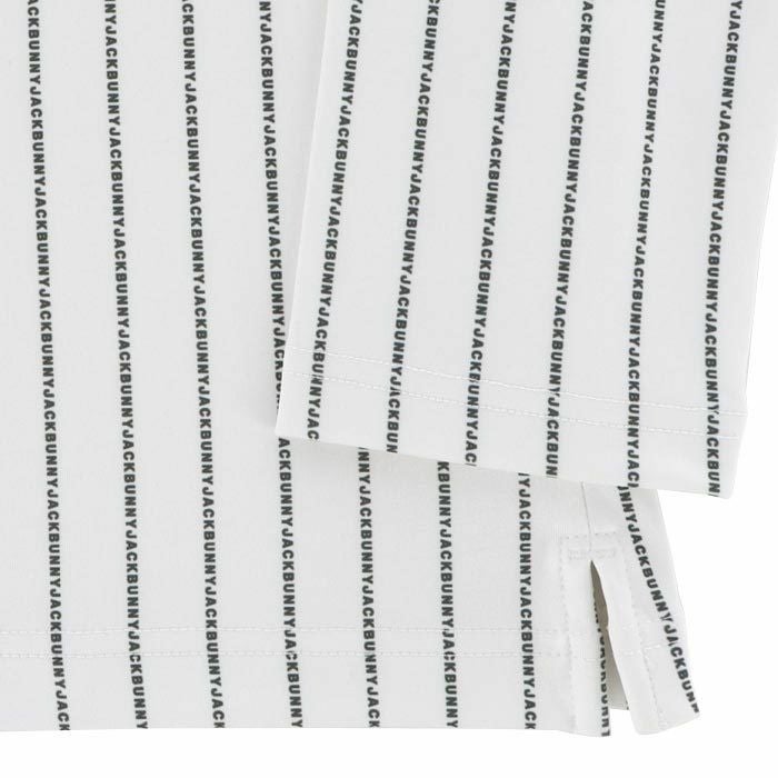 ジャックバニー Jack Bunny!!　レディース ロゴストライプ柄 裏微起毛 長袖 モックネックシャツ 263-4166124　2024年モデル 詳細5