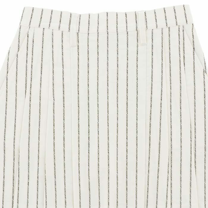 ジャックバニー Jack Bunny!!　レディース ロゴストライプ柄 ストレッチ インナーパンツ一体型 プリーツ スカート 263-4134118　2024年モデル 詳細3