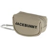 ジャックバニー Jack Bunny!!　ロゴデザイン ティー挿し付き ボールポーチ 262-4984102 040 ベージュ　2024年モデル ベージュ（040）