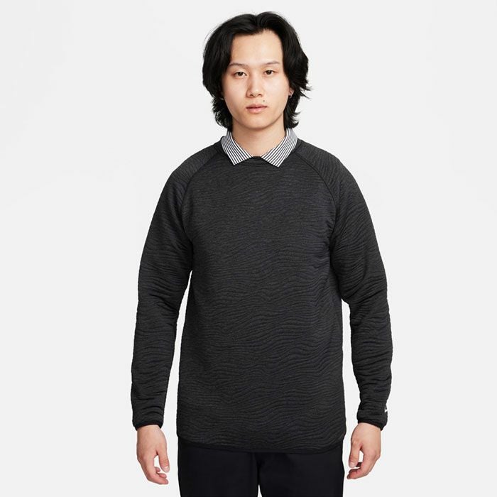 �i�C�L NIKE�@�����Y �c�A�[ Dri-FIT �L���e�B�b�h ���� �N���[�l�b�N �v���I�[�o�[ FD5836 010 �u���b�N/�u���b�N/�z���C�g�@2024�N���f��