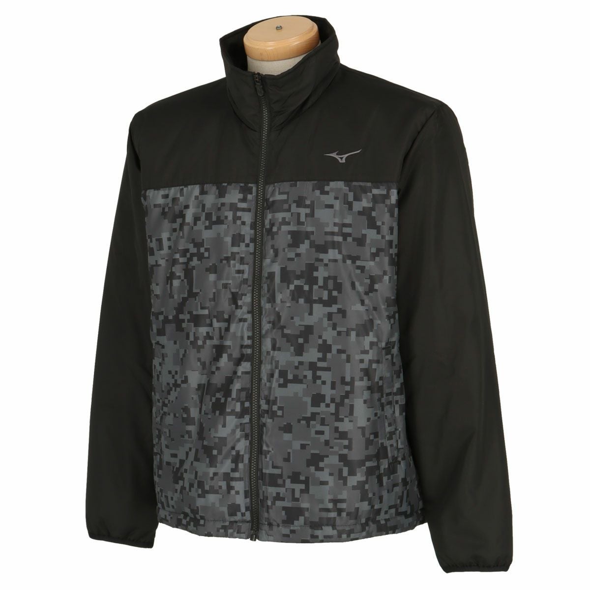 ミズノ MIZUNO メンズ 撥水 ブレスサーモ 中綿入り 長袖 フルジップ