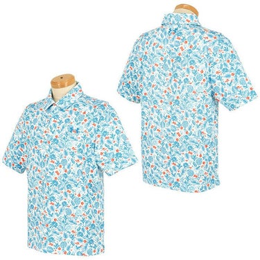 アンダーアーマー UNDER ARMOUR　メンズ UA Playoff 3.0 UVケア ストレッチ 半袖 ポロシャツ 1378677 109 ホワイト/スカイブルー　2024年モデル 詳細2