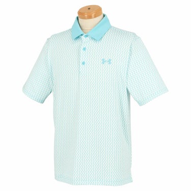 アンダーアーマー UNDER ARMOUR　メンズ UA Playoff 3.0 UVケア ストレッチ 半袖 ポロシャツ 1378677 914 スカイブルー/ホワイト　2024年モデル スカイブルー/ホワイト（914）