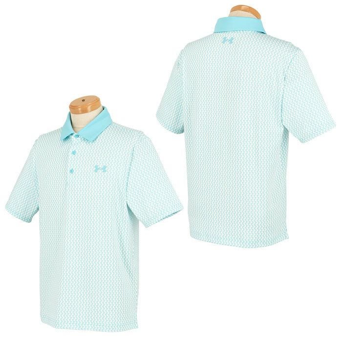 アンダーアーマー UNDER ARMOUR　メンズ UA Playoff 3.0 UVケア ストレッチ 半袖 ポロシャツ 1378677 914 スカイブルー/ホワイト　2024年モデル 詳細2