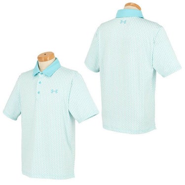 アンダーアーマー UNDER ARMOUR　メンズ UA Playoff 3.0 UVケア ストレッチ 半袖 ポロシャツ 1378677 914 スカイブルー/ホワイト　2024年モデル 詳細2