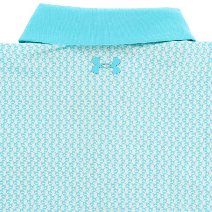 アンダーアーマー UNDER ARMOUR　メンズ UA Playoff 3.0 UVケア ストレッチ 半袖 ポロシャツ 1378677 914 スカイブルー/ホワイト　2024年モデル 詳細4