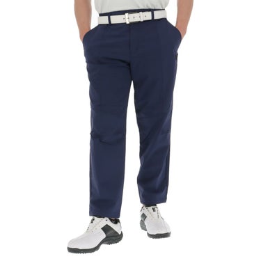 キャロウェイ Callaway　メンズ 撥水 8WAYストレッチ シェブロンワッペン ロングパンツ C24126107　2024年モデル ネイビー（1120）