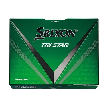 スリクソン TRI STAR トライスター 2024年モデル ゴルフボール　1ダース（12球入り）　ホワイト 詳細2