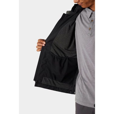 686 X MALBON 撥水 ロゴワッペン ストレッチ 長袖 2WAY フルジップ ジャケット M3FAJKT173 BLACK BLACK　詳細4