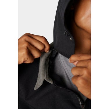 686 X MALBON 撥水 ロゴワッペン ストレッチ 長袖 2WAY フルジップ ジャケット M3FAJKT173 BLACK BLACK　詳細5