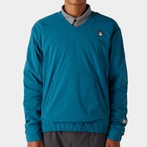 686 X MALBON 撥水 ロゴワッペン PRIMALOFT ストレッチ 長袖 Vネック プルオーバー ジャケット M3FAWLS172 MOROCCAN BLUE