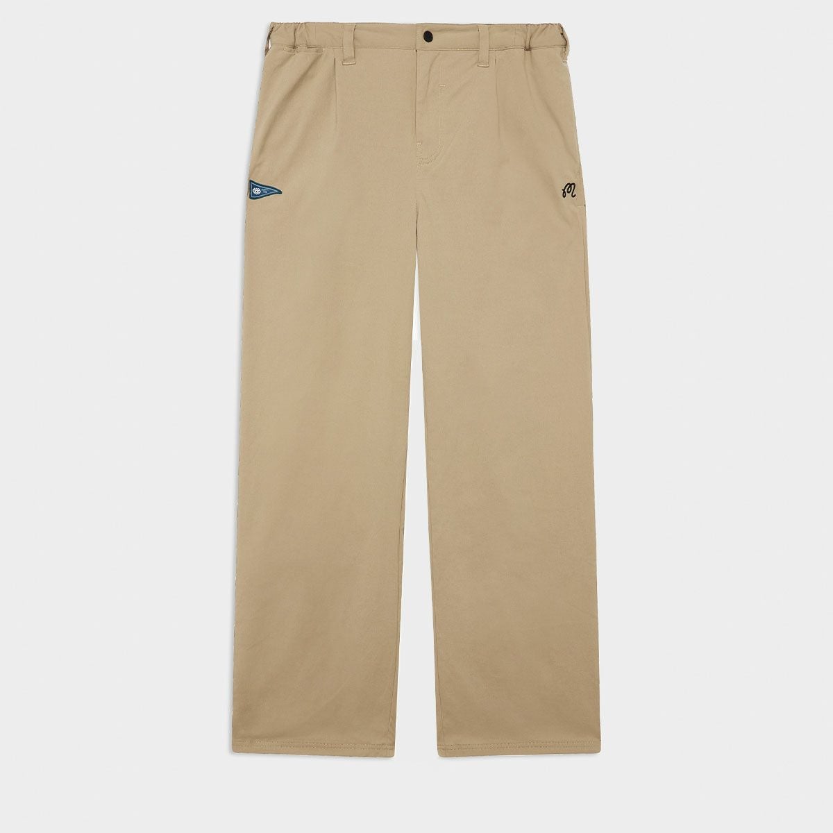 686xマルボン 撥水 ロゴワッペン 裏地付き ストレッチ ロングパンツ M3FAPNT170 DUNE