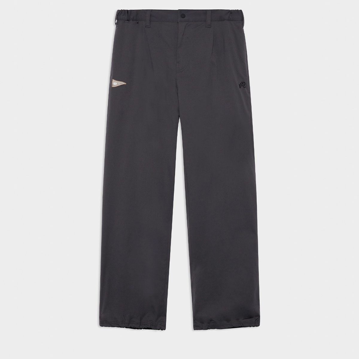 686xマルボン 撥水 ロゴワッペン 裏地付き ストレッチ ロングパンツ M3FAPNT170 CHARCOAL