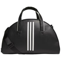 アディダス adidas　レディース スリーストライプス ボストンバッグ IKK33 IK7404 ブラック　2024年モデル