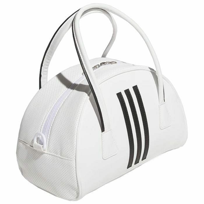 アディダス adidas　レディース スリーストライプス ミニボストン IKK32 IK7401 ホワイト　2024年モデル 詳細2