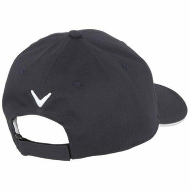 キャロウェイ Callaway　ロゴ刺繍 ベーシック コットンツイル メンズ キャップ C24990105 1120 ネイビー　2024年モデル 詳細1