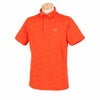 セントアンドリュース St ANDREWS　メンズ ロゴジャガード 半袖 ポロシャツ 042-4160251　2024年モデル オレンジ（150）