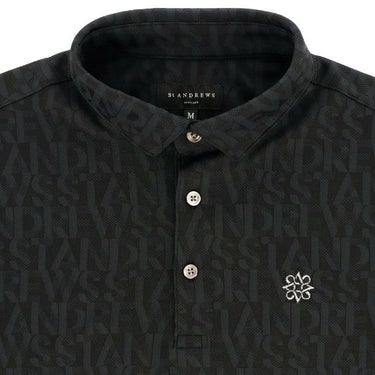 セントアンドリュース St ANDREWS　メンズ ロゴジャガード 半袖 ポロシャツ 042-4160251　2024年モデル 詳細3