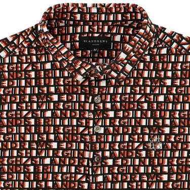 セントアンドリュース St ANDREWS　メンズ 総柄 ロゴジャガード 半袖 ポロシャツ 042-4160253　2024年モデル 詳細3