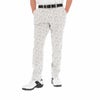 セントアンドリュース St ANDREWS　メンズ 総柄 ロゴプリント ストレッチ ロングパンツ 042-4131253　2024年モデル [裾上げ対応1●] ホワイト（030）