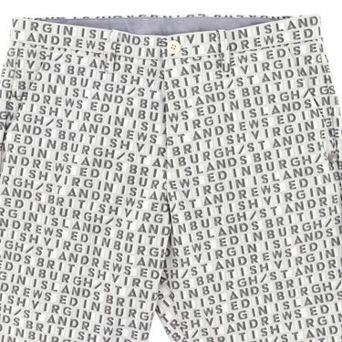 セントアンドリュース St ANDREWS　メンズ 総柄 ロゴプリント ストレッチ ロングパンツ 042-4131253　2024年モデル [裾上げ対応1●] 詳細3