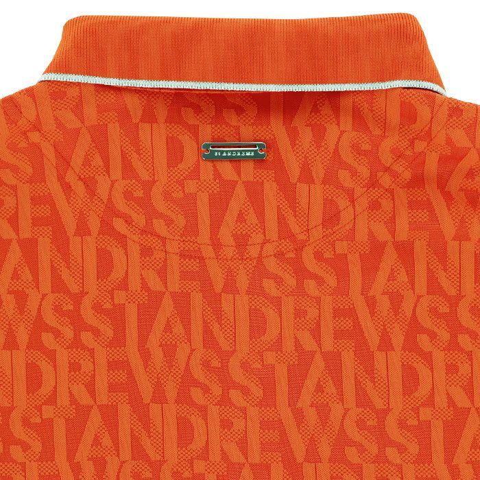 セントアンドリュース St ANDREWS　レディース ロゴジャガード 半袖 ポロシャツ 043-4160252　2024年モデル 詳細4