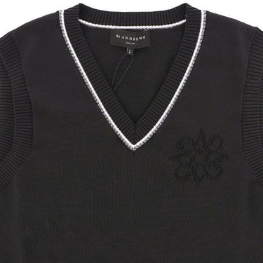 セントアンドリュース St ANDREWS　レディース ケルトメッシュ Vネック ニットベスト 043-4173252　2024年モデル 詳細3