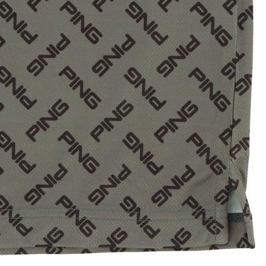 ピン PING　メンズ ロゴプリント 総柄 半袖 リブ衿 ポロシャツ ＆ 長袖 ハイネック インナーシャツ 621-4160209　2024年モデル 詳細6