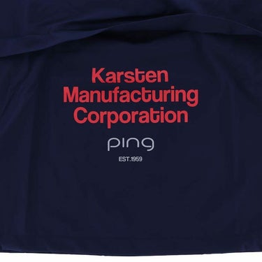 ピン PING　レディース 撥水 ストレッチ メッセージプリント ポケッタブル 長袖 ハーフジップ アノラック パーカー 622-4120202　2024年モデル 詳細5