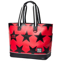 バックスピンゴルフ BACK SPIN! GOLF　スター トートバッグ BSBD01B309 RD/BK レッド/ブラック　2024年モデル