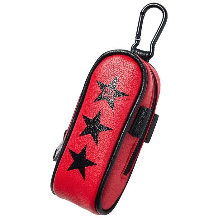 バックスピンゴルフ BACK SPIN! GOLF スター ボールポーチ BSBD01B310 RD/BK レッド/ブラック 2024年モデル