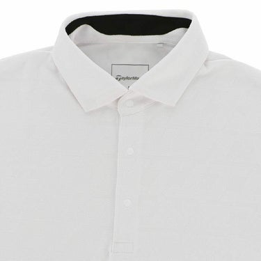 テーラーメイド TaylorMade　メンズ ロゴジャカード UVケア ストレッチ 半袖 ポロシャツ TL387 詳細3