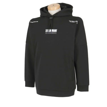 テーラーメイド TaylorMade　メンズ グラフィックロゴプリント スウェット 長袖 ドロップショルダー プルオーバー フーディー TL414 ブラック（M19584）