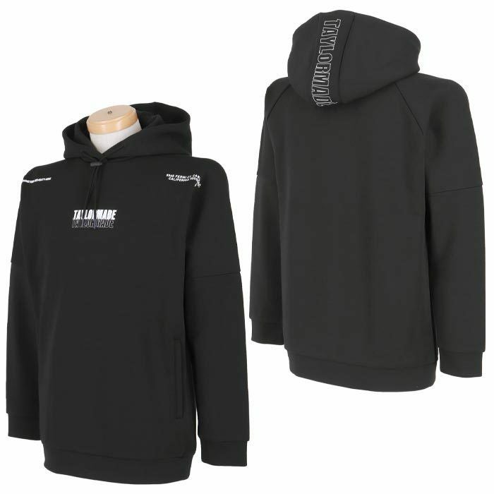 【ssプロパー】△テーラーメイド メンズ グラフィックロゴプリント スウェット 長袖 ドロップショルダー プルオーバー フーディー TL414 ゴルフウェア [2024年春夏モデル] 詳細2