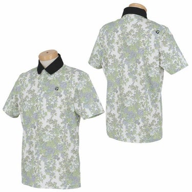 テーラーメイド TaylorMade　メンズ リバティファブリック ボタニカル柄 UVケア ストレッチ 半袖 ポロシャツ TL418 詳細1