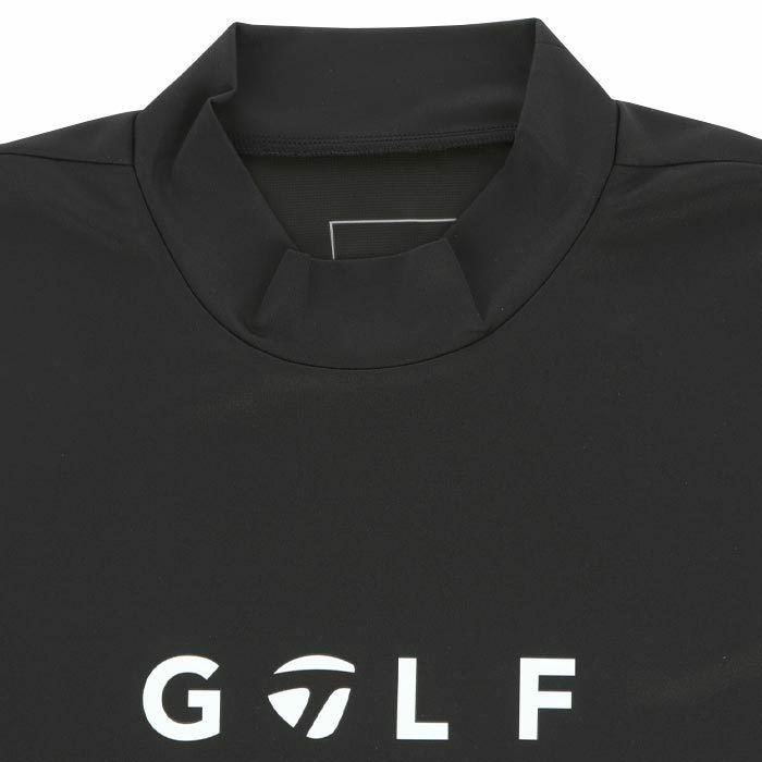 テーラーメイド TaylorMade　メンズ ロゴプリント ストレッチ 半袖 モックネックシャツ TL420 詳細6