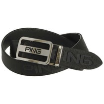 ピン PING　ロゴデザイン キーリット バックル メンズ ベルト 621-4182117 010 ブラック　2024年モデル