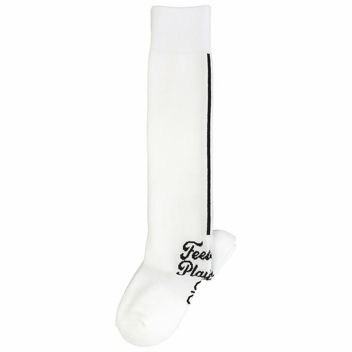 ピン PING ロゴジャガード レディース ハイソックス 622-4186114 030 ホワイト 2024年モデル