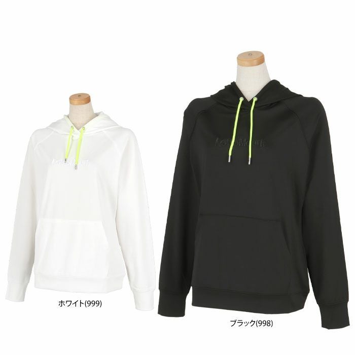 ラウドマウス LOUDMOUTH　レディース ロゴ刺繍 ストレッチ 長袖 プルオーバー フーディー 762-451 詳細1