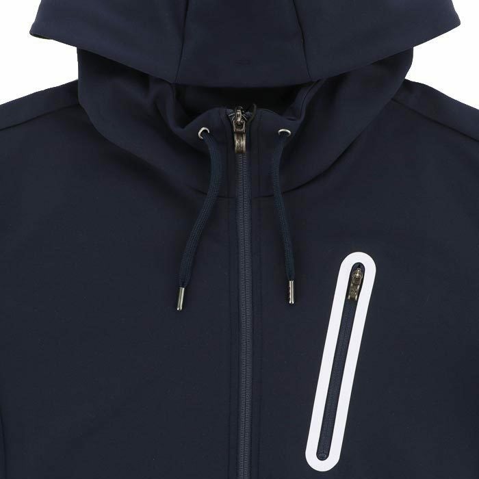 タイトリスト Titleist　メンズ ボードウォークワッペン ジャージ素材 長袖 フルジップ フーディー TLPMJ142J　2024年モデル 詳細3