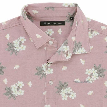 トラヴィスマシュー Travis Mathew　メンズ プルメリアプリント 総柄 杢調 半袖 ポロシャツ 7AJ007　2024年モデル 詳細3