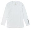 ルコック Le coq sportif　メンズ メッシュ 生地切替 長袖 Vネック アンダーシャツ QGMXJM01　2024年モデル ホワイト（WH00）