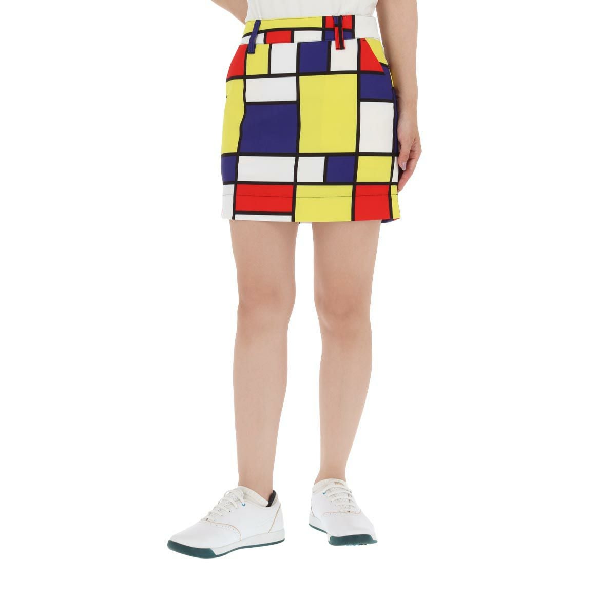 ラウドマウス LOUDMOUTH　レディース 総柄プリント ストレッチ インナーパンツ一体型 スカート 762-351-1 ダッチトリート（321）