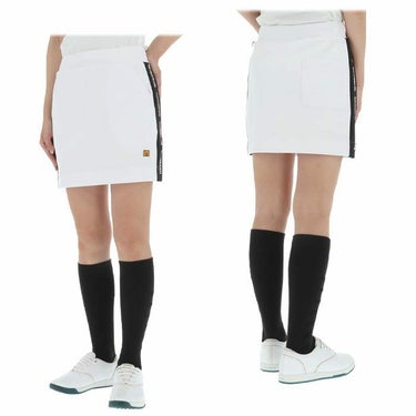 ラウドマウス LOUDMOUTH　レディース 軽量 ダンボールニット サイドライン インナーパンツ一体型 スカート 763-353 詳細2