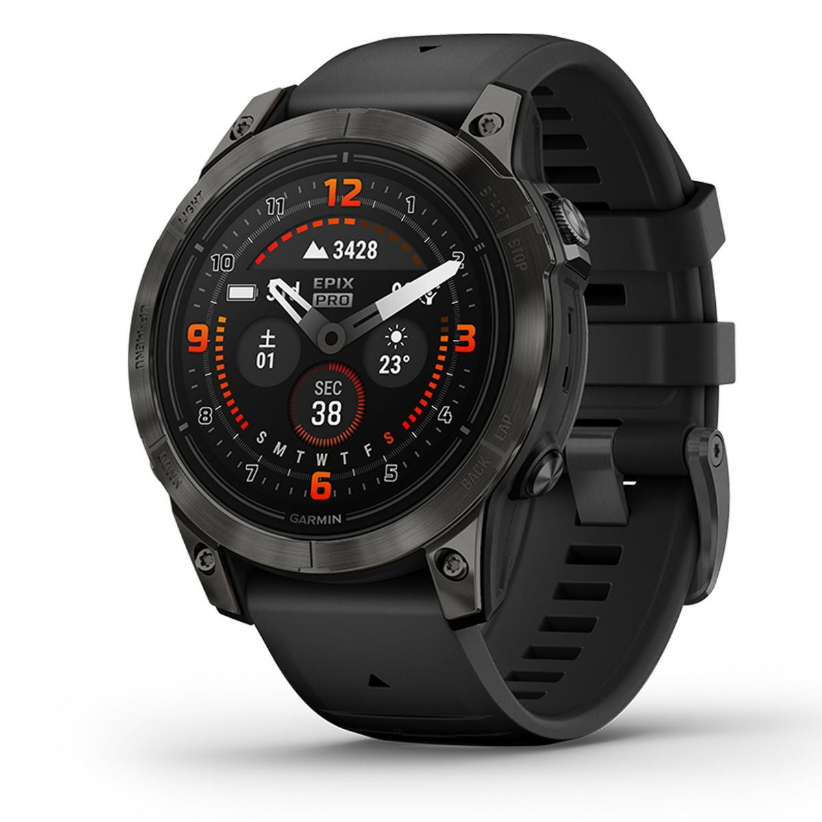 Garmin ガーミン epix Pro エピックス プロ 47mm シリコンバンド 010-02803-52 Black 距離計 2023年モデル