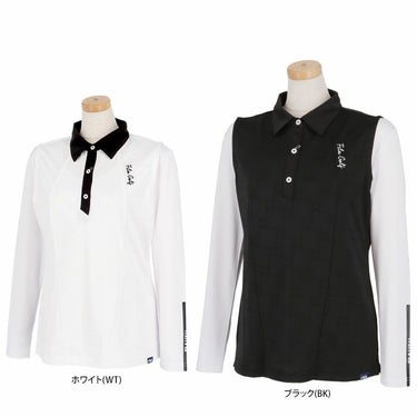 フィラ FILA　レディース ロゴジャガード ノースリーブ ポロシャツ & 長袖 Uネック インナーシャツ 754-540　2024年モデル 詳細1